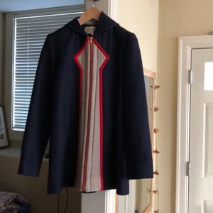 Lauren Moffatt peacoat navywool coat Anthropologie